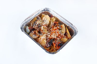 WOK грибний мікс, 280г, Удон (пшенишна локшина) 1173 фото